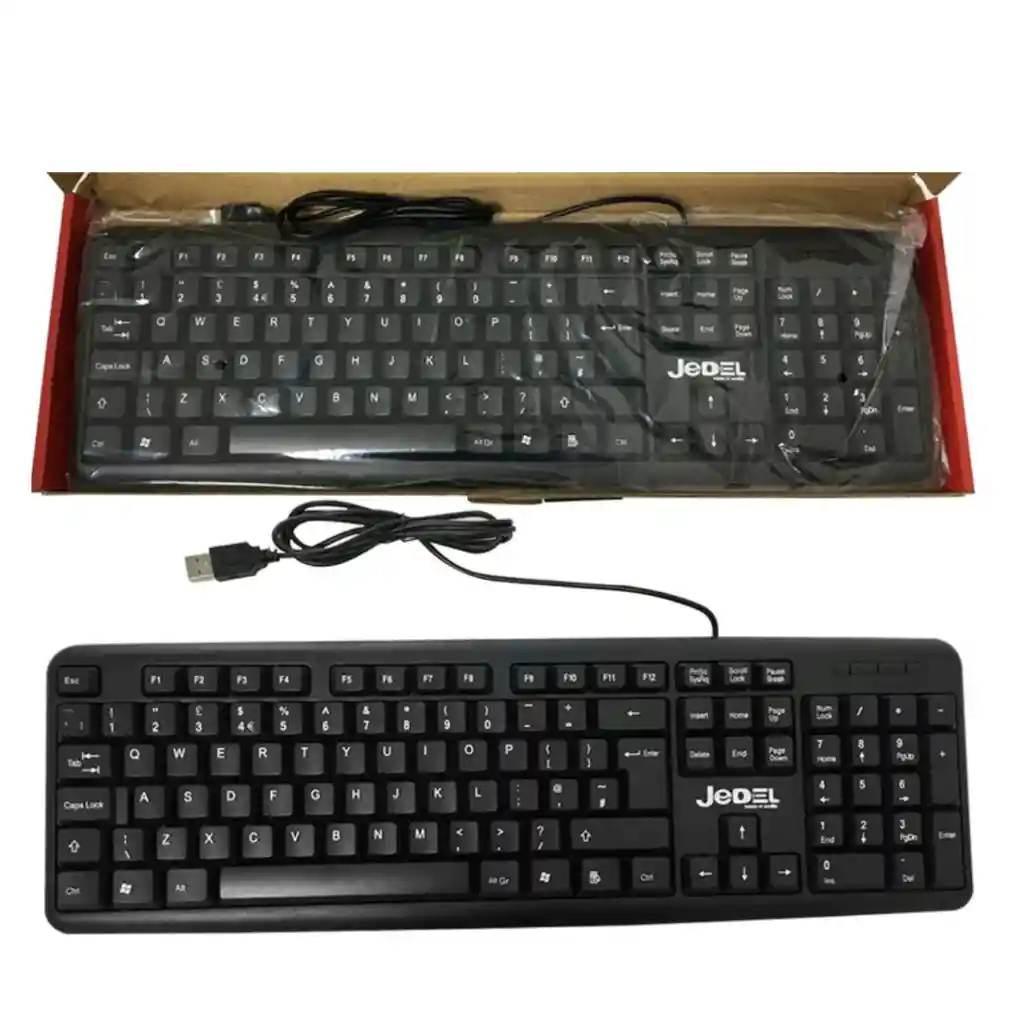 Teclado Alámbrico Con Cable Usb Para Pc Jedel K11