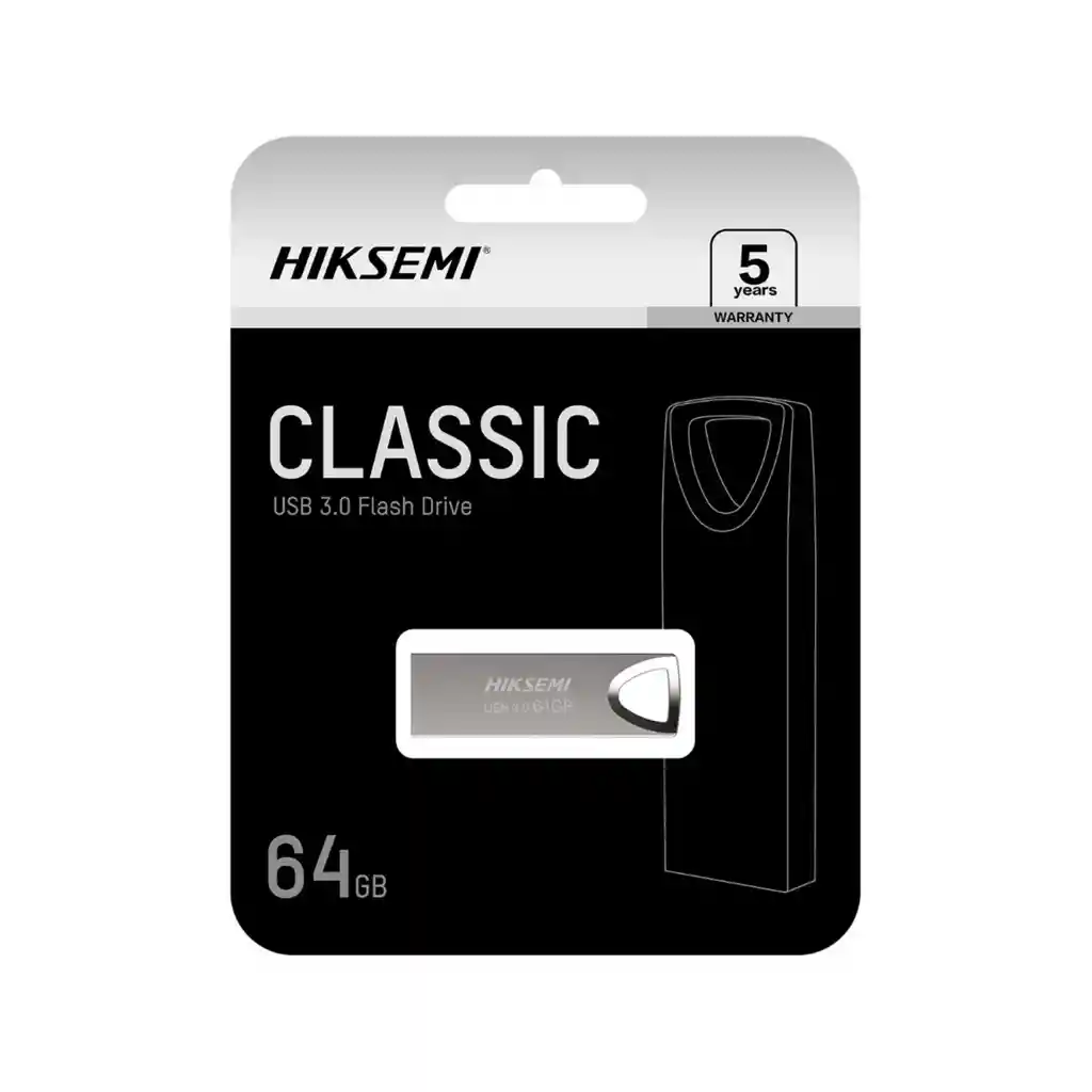 Memoria Usb 64gb 3.0 / 2.0 Hiksemi Classic | Mini Resistente