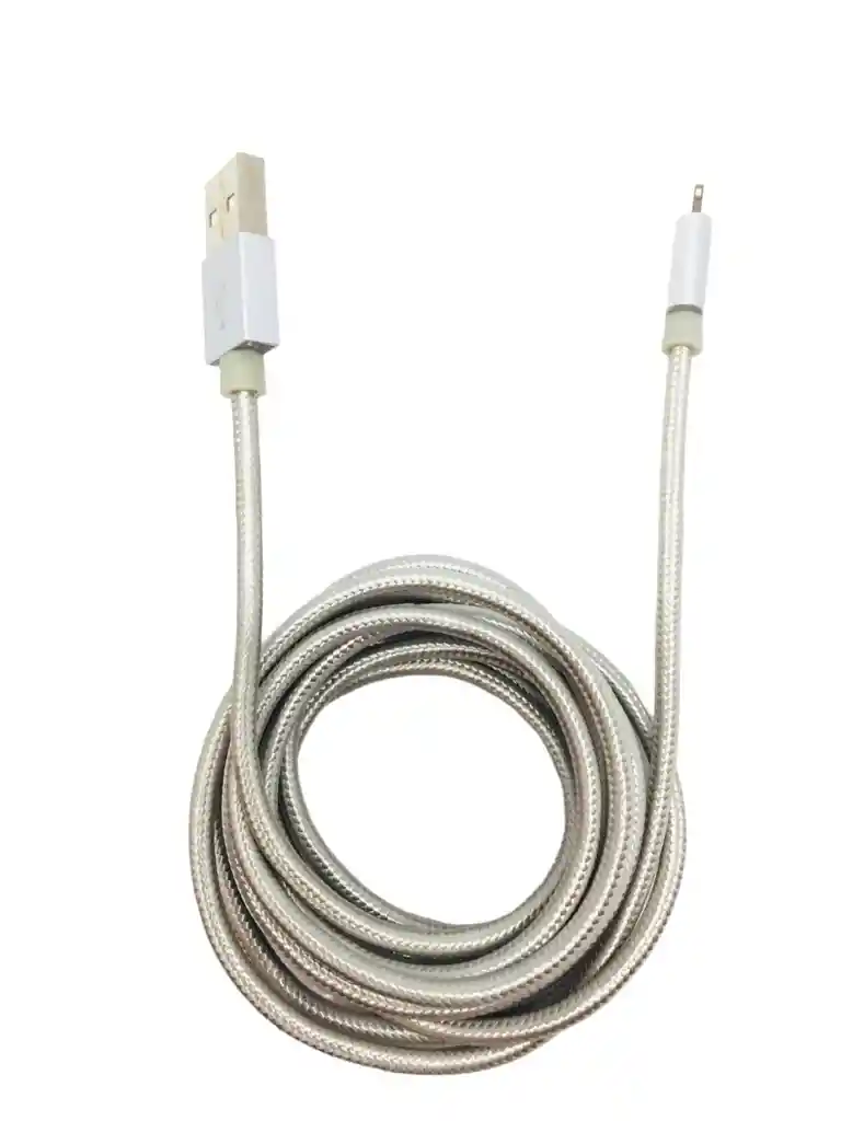 Cable Lightning En Nylon Trenzado De 2 M X-doria En Plata