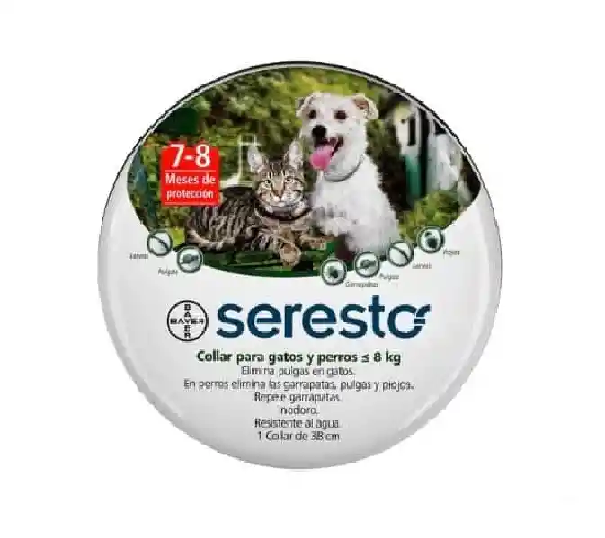 Seresto Collar Antipulgas Hasta 8kg