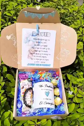 Caja Anuncio ✨ Embarazo Y Padrinos ✨ 🛑 Bajo Pedido 24 Horas De Anticipacion