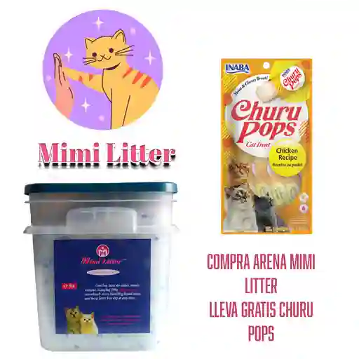 Mimi Litter® 12 Lbs Gratis Churu® Pops