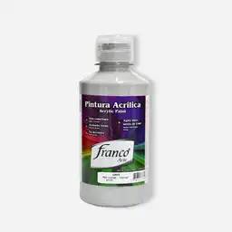 Franco Arte Pintura Acrilica - 250ml, Gris