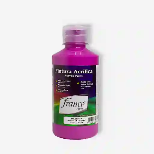 Franco Arte Pintura Acrilica - 250ml, Magenta