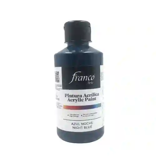 Franco Arte Pintura Acrilica - 250ml, Azul Noche