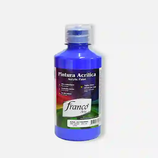 Franco Arte Pintura Acrilica - 250ml, Azul Ultramar