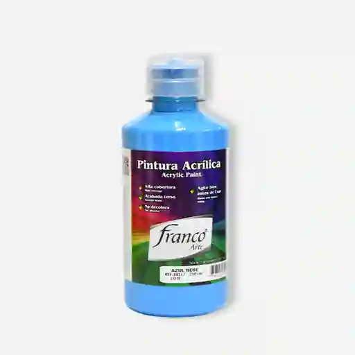 Franco Arte Pintura Acrilica - 250ml, Azul Bebe