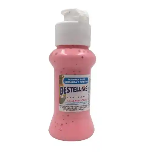 Destellos Pintura Acrilica - 60cc, Pink