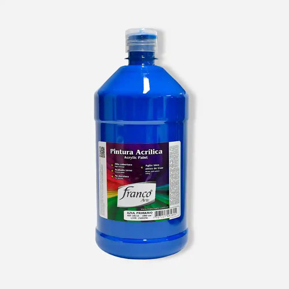 Franco Arte Pintura Acrilica - 1000ml, Azul