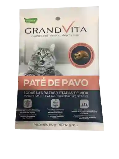 Grand Vita Pate De Pavo 100 Grs (gato)