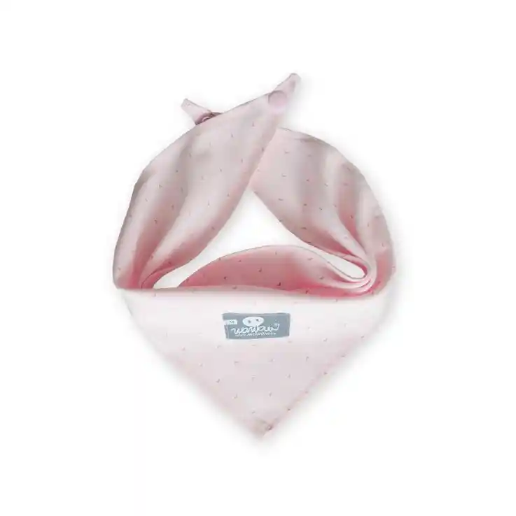 Pañoleta Xl Rosa Corazones Mini Rosados