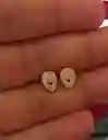 Arete Gota En Micro Zirconia En Oro Laminado 18k