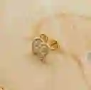 Arete Gota En Micro Zirconia En Oro Laminado 18k
