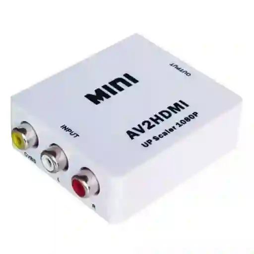 Convertidor Rca A Hdmi Adaptador 1080p Hdmi Audio Av Cvbs Hd