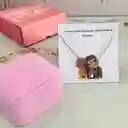 Collar Up + Cofre De Joyería Rosa