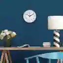 Reloj De Pared Blanco Decorativo Moderno Caropa 40´´