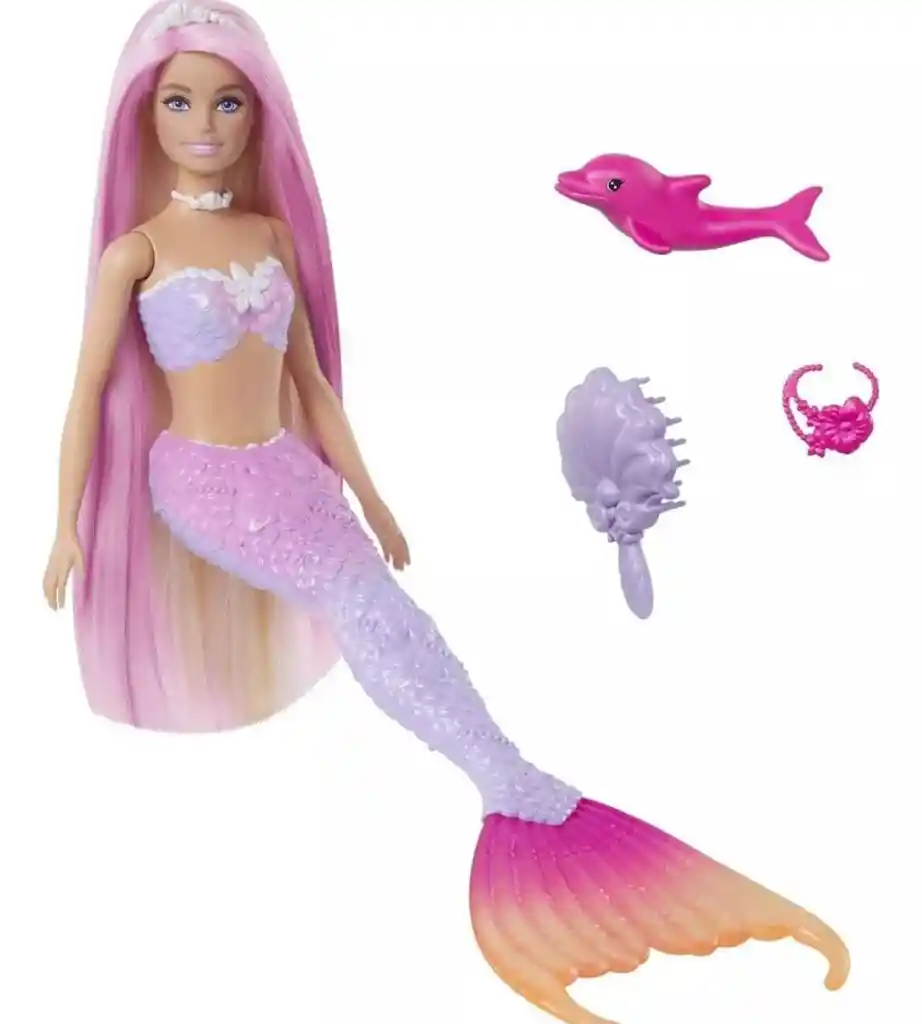 Barbie Sirena Color Malibú Magia.