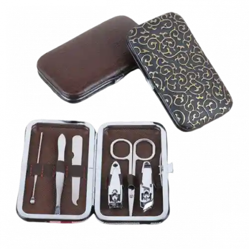 Mini Kit Manicure 7 Piezas Con Estuche