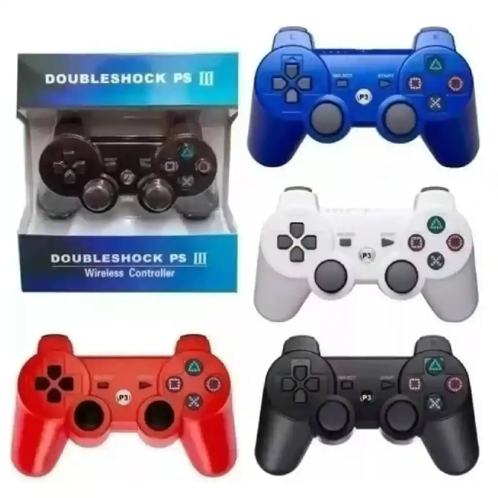 Control Para Ps3 Mando Ps3 Inalambrico Joystick Bluetooth Color Blanco