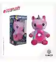 Peluche Muñeco Con Proyección De Luces Nocturnas Star Belly Unicornio Colores