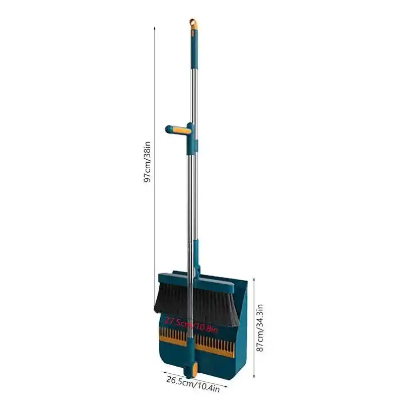 Escoba Recogedor Con Dientes Fk23d-211