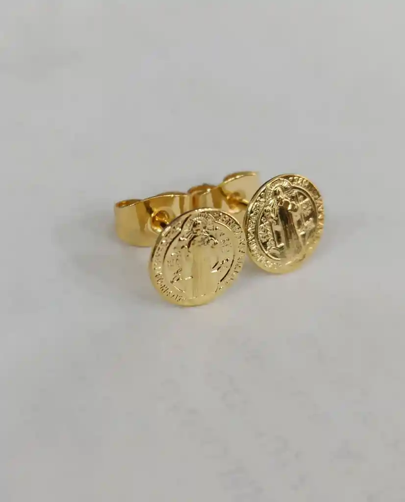 Topos San Benito Unisex En Oro Laminado 18k