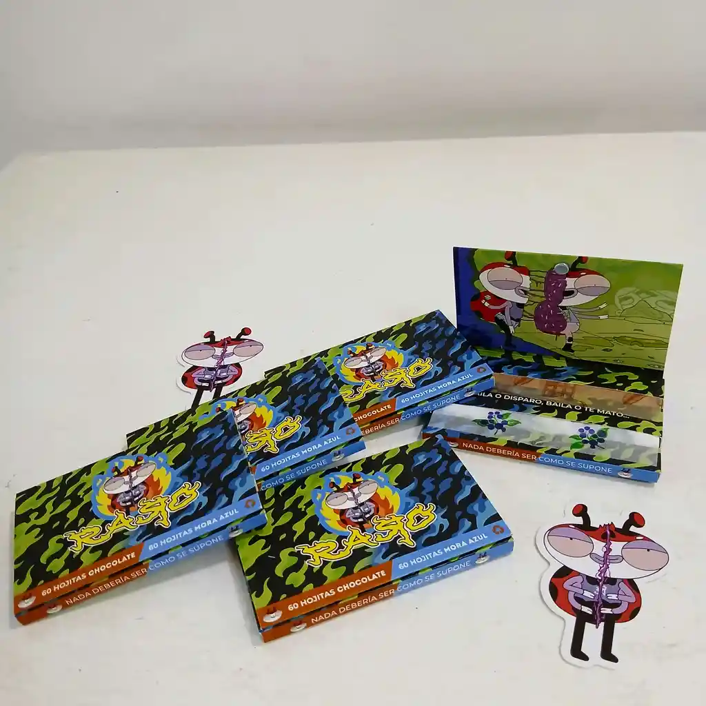 Papeles - Cueros Raro #9 Chocolate - Mora Azul