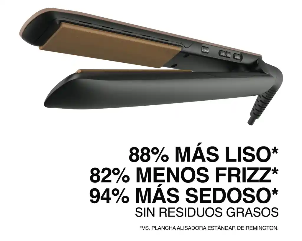 Plancha De Cabello Remington Keratin Therapy Cerámica Con Keratina Y Aceite De Argán Original.