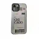 Funda Ticket Fly Premium Relieve Protector Para Iphone 12 Pro Chicago