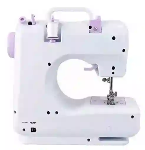 Maquina Portátil De Coser Con 12 Puntadas Incorporadas Color Blanco