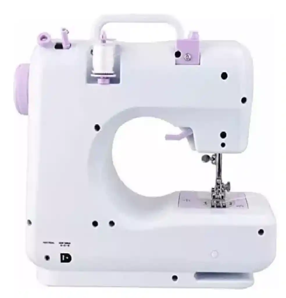 Maquina Portátil De Coser Con 12 Puntadas Incorporadas Color Blanco