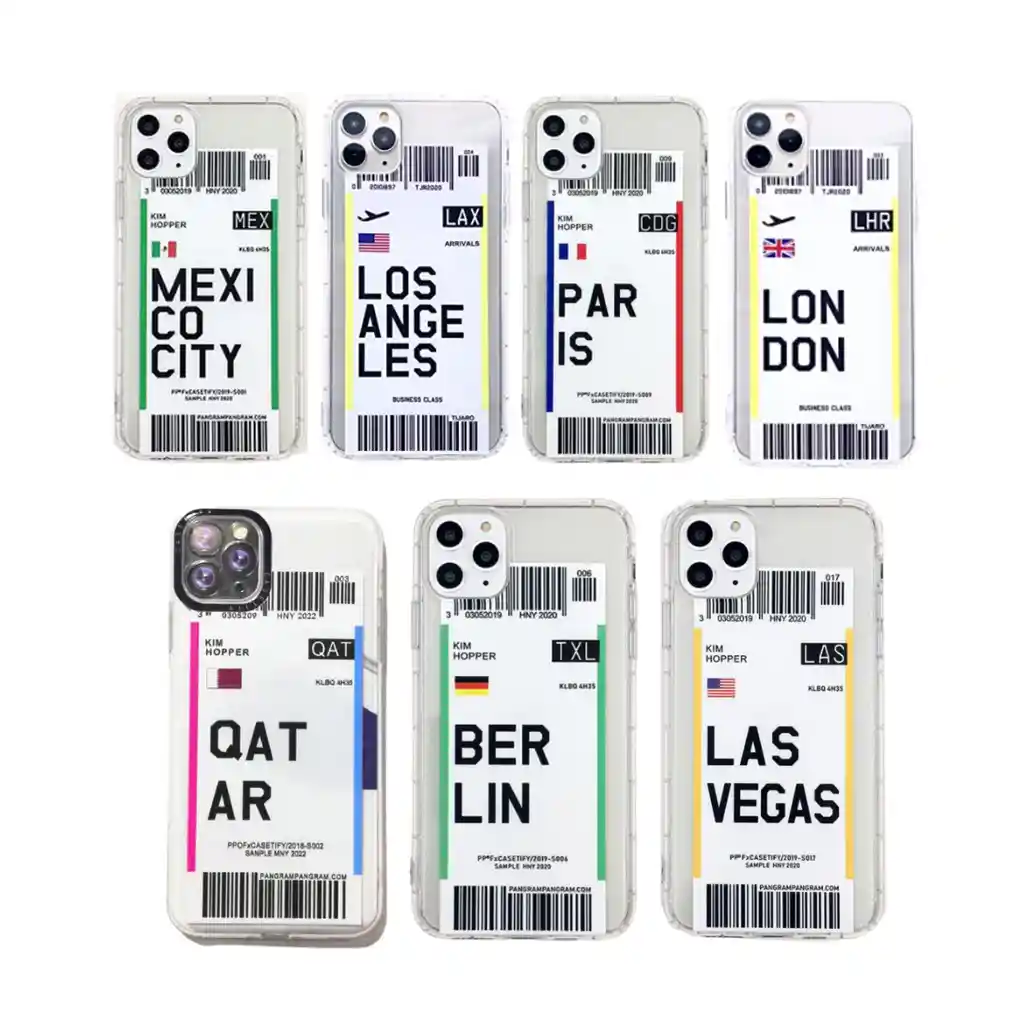 Funda Estuche Ticket Países Compatible Iphone 11 Los Angeles