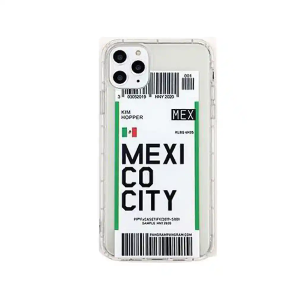 Funda Estuche Ticket Países Compatible Iphone 11 Mexico