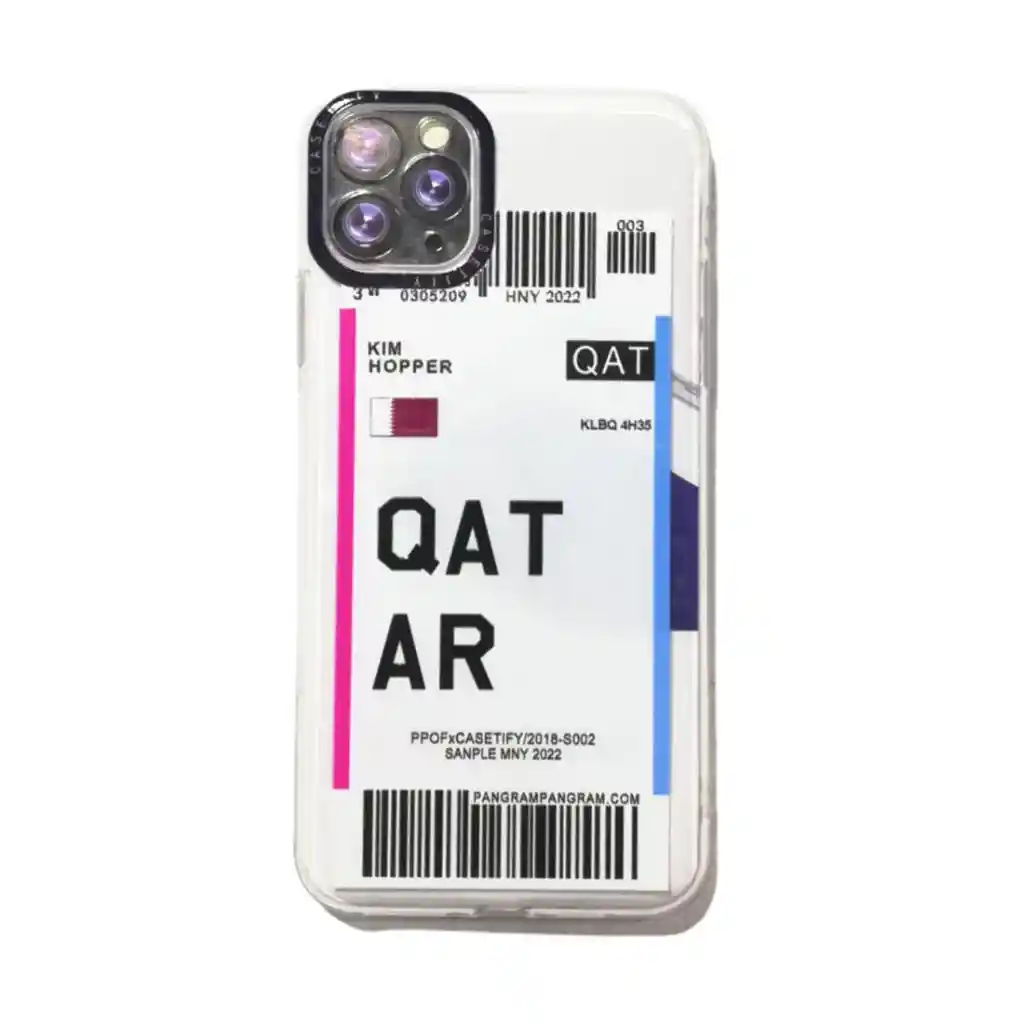 Funda Estuche Ticket Países Compatible Iphone 11 Qatar