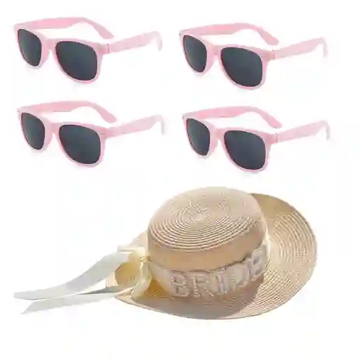 Kit Celebración Sombrero Y Gafas Para Despedida De Soltera