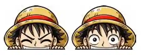 Sticker 3d One Piece