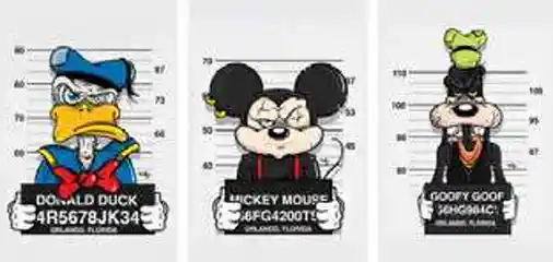 Sticker 3d Bad Mickey