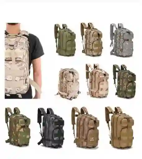 Maleta Militar Mochila Deportiva Morral De Viaje Unisex