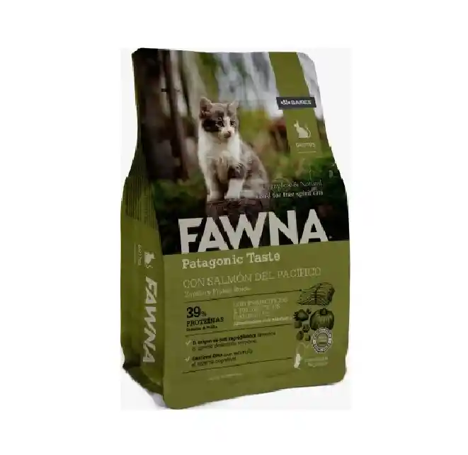 Fawna Gato Kitten X 1kg (salmón Del Pacífico)