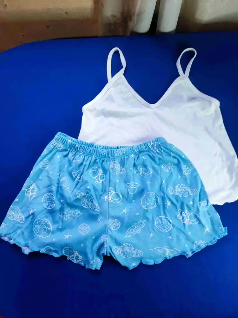 Pijama Azul Talla S