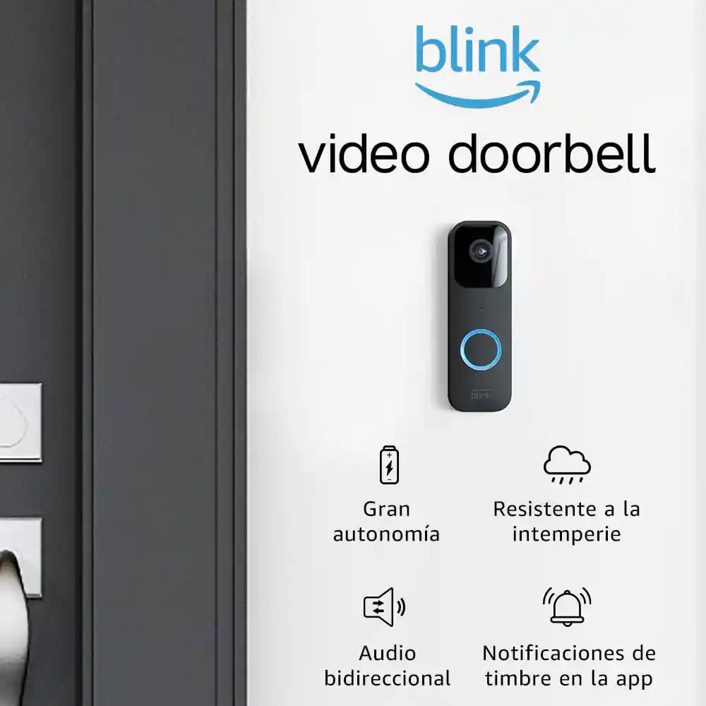 Blink Timbre Inteligente Con Cámara Integrada Hd Compatible Con Alexa