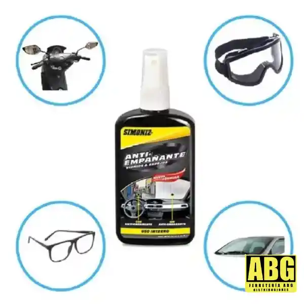 Anti - Empañante Simoniz X120ml (uso Interno)