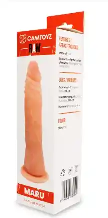 Dildo Consolador Con Ventosa Maru 20 Cm