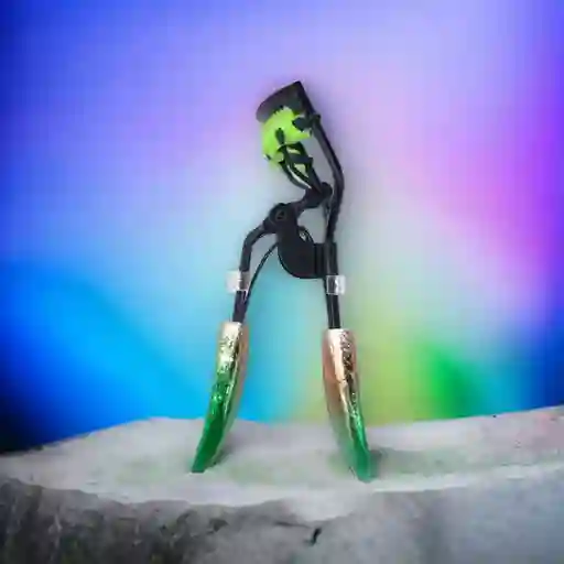 Encrespador De Pestañas Con Sepador, Estilo Hoja Verde