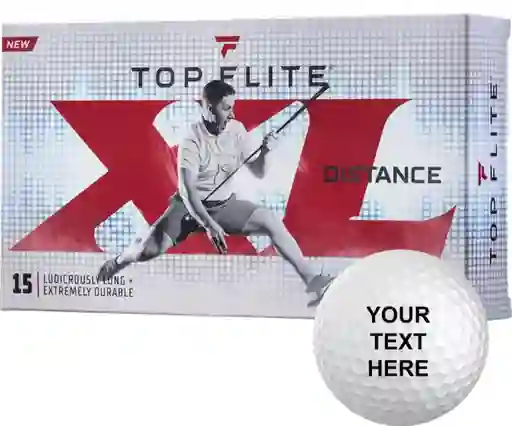 Juego De 3 Pelotas De Golf Top Flite Xl 2000 Nuevo Sin Embalaje