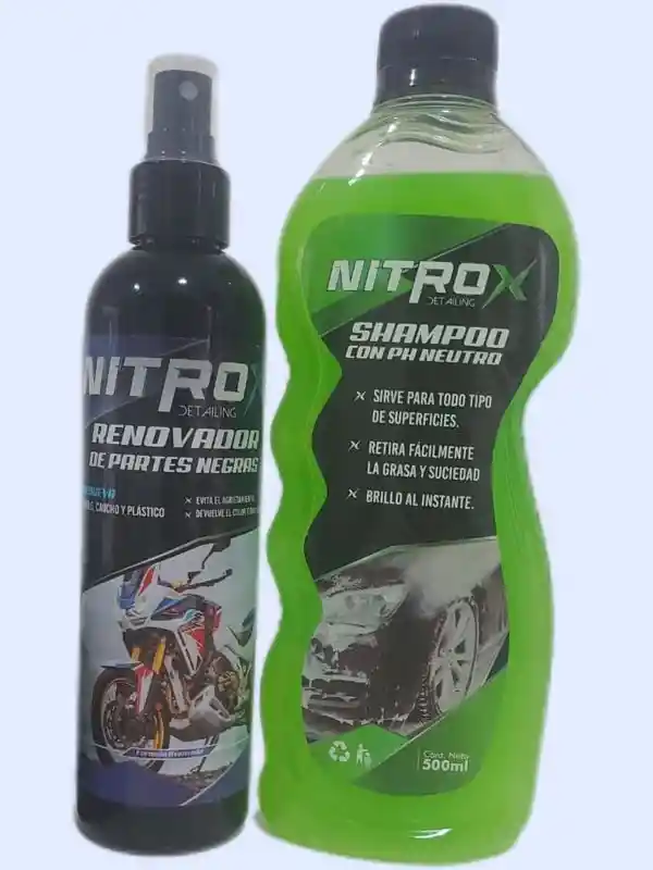 Renovador Moto + Shampoo Ph Neutro