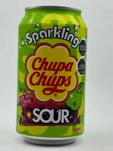 Chupa Chups Espumoso Sabor Manzana Verde Agria 345ml