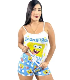 Pijama Short Sexy Para Dama Con Lindo Estampado