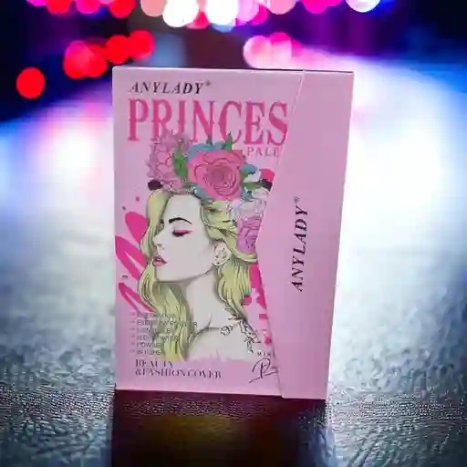 Paleta De Sombras, Maquillaje Tipo Libro Princess Anylady