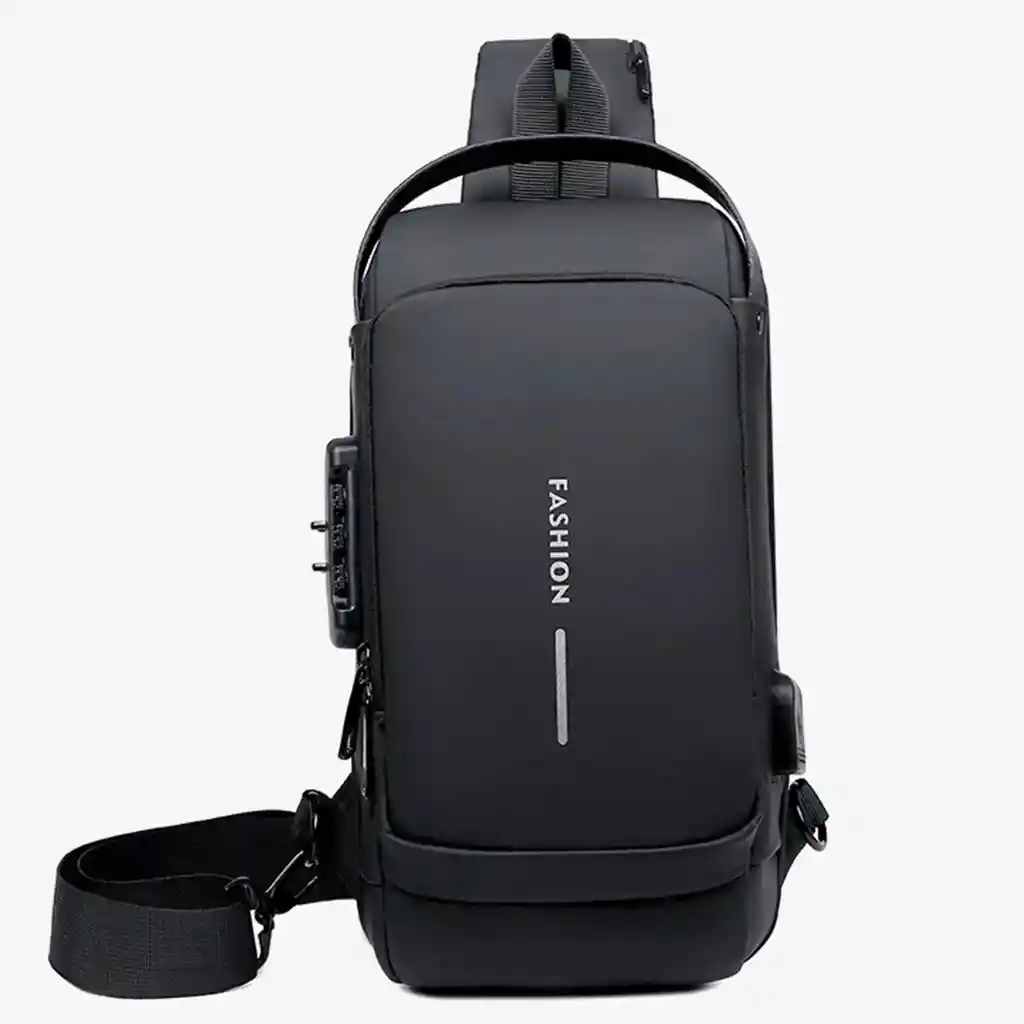 Mochila Morral Bolso Con Puerto Usb Impermeable Anti Robo